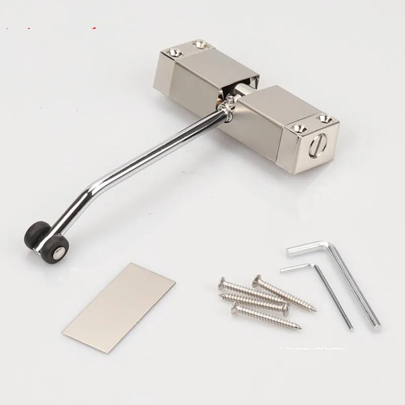 Stainless steel small household door closing device Invisible door simple spring automatic closing(DG388)