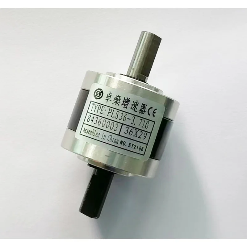 36mm Dual Shaft Planet Speed up or Speed Reducer Gearbox 1:14 1:19 Double Axis Planet Gear PLS36
