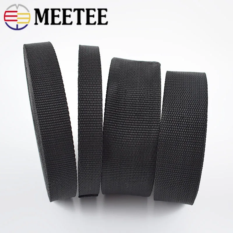 Meetee correas de polipropileno PP para exteriores, cinta fuerte de costura DIY, 10 yardas, 20