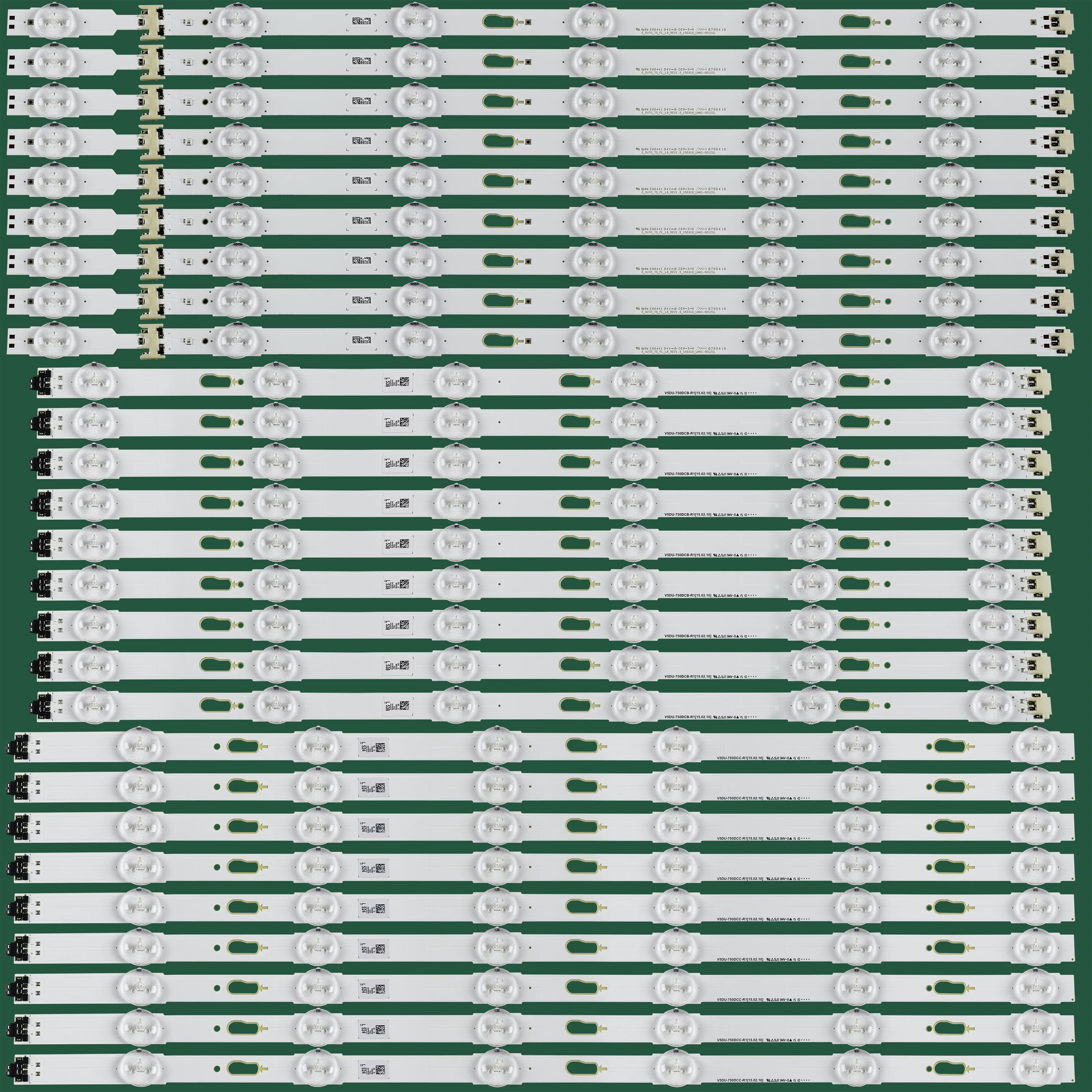 

Новинка, 27 шт./компл., Светодиодная лента для Samsung UN75MU6300, UN75JU6500, V5DU-750DCA-R1, V5DU-750DCB-R1, V5DU-750DCC-R1, BN96-34763A, 34764A, 34765A