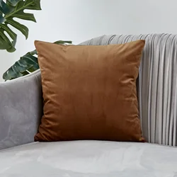Nordic Retro Decorative Pillow Cover for Sofa & Living Room Decor (Coffee)