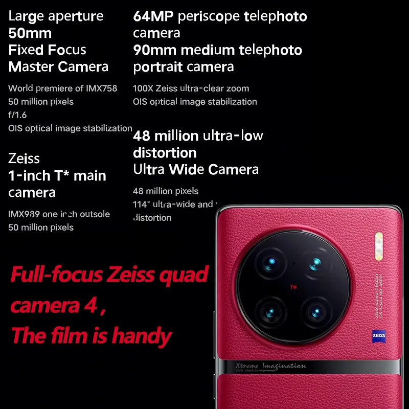 VIVO X90 PRO + Pro Plus 스마트폰, 스냅드래곤 8 Gen 2 5G, 구글 플레이, 안드로이드 13, NFC, OTA, V2227A, OTG, 80W, 4700MAh, 50MP 카메라, 신제품