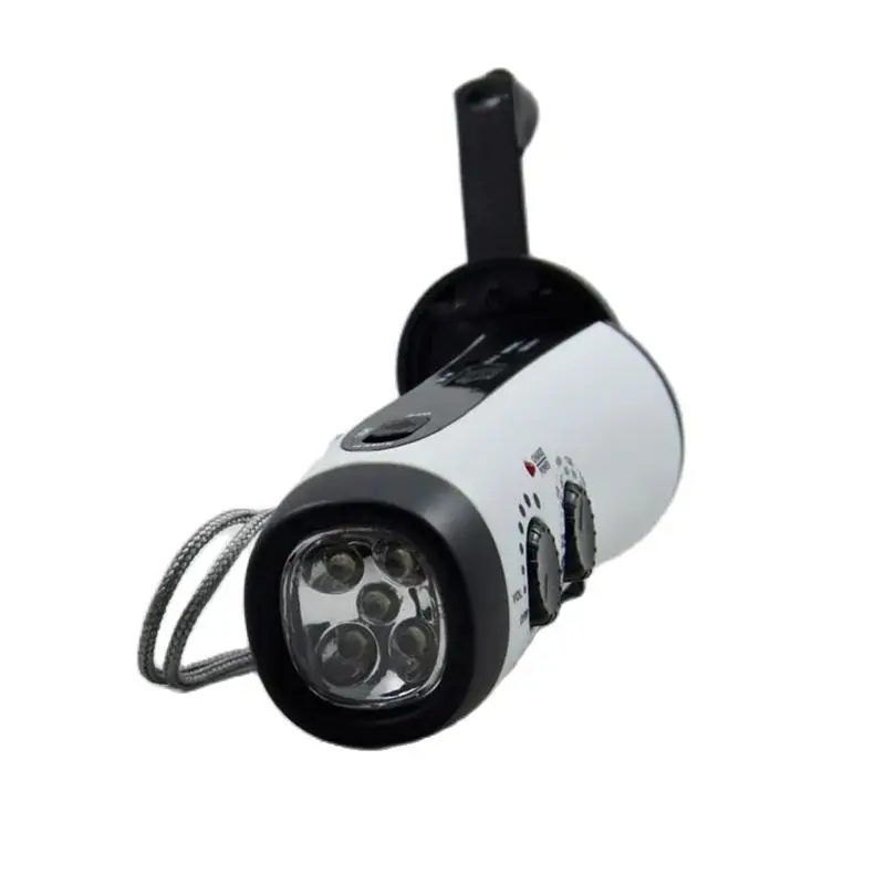 Lampe De Poche à Pression Manuelle, Dynamo à Manivelle, Lampe Torche à Remontage, Lampe De Camping à Manivelle Pour L'extérieur Et La Maison