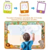 100x80CM Magic Water Drawing Doodle Mat With Reusable Magic Pens Coloring Painting Board Montessori Educational Toys Kids Gifts 2