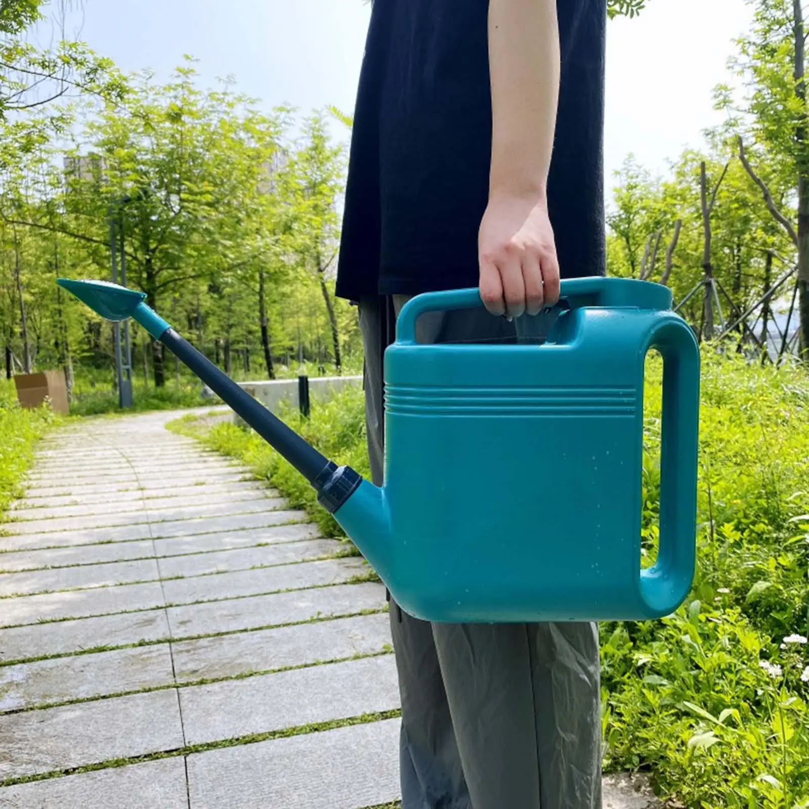 8l Watering Can Household Large Capacity Long Mouth Watering Can Garden Agricultural Flower Shower Large Flower Spray