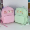 Can DIY design nylon waterproof backpack student backpack outdoor travel storage bag 6