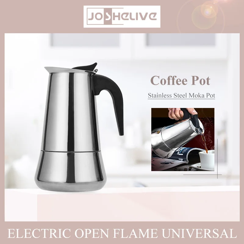 2/4/6/9/12 Cups Stainless Steel Italian Moka Espresso Cafeteira Expresso Percolator Stovetop Coffee Maker Moka Pot espresso coffee maker coffee maker coffee pot espresso maker