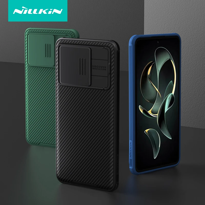 

For Xiaomi 13T Pro Case NILLKIN CamShield Pro Camera Protection Case Slide Privacy Clean Back Cover For Redmi K60 Ultra