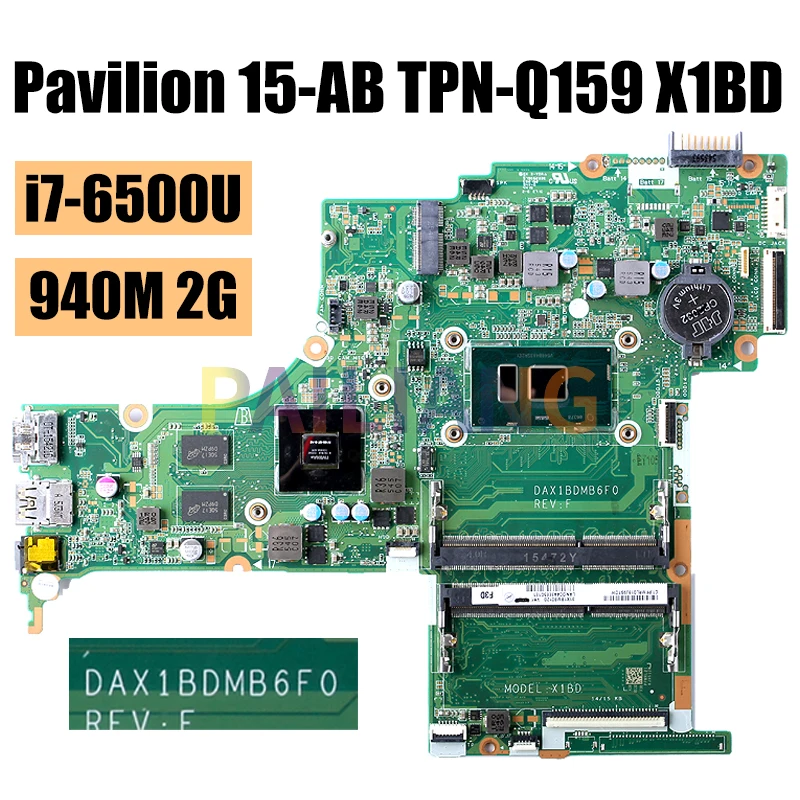 HP Pavilion 15-ab,TPN-Q159,x1bd,i5-6200U, i7-6500U, 940m,2g