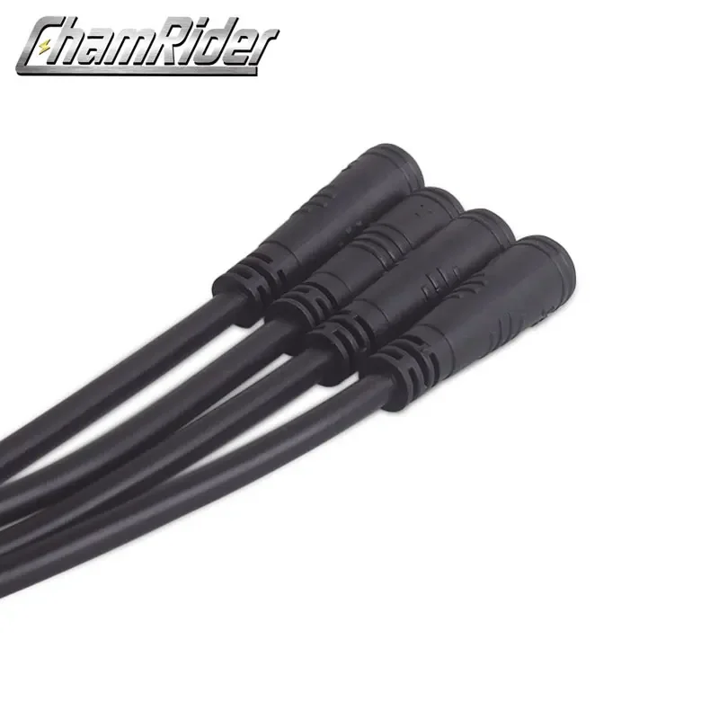 Julet 1 to 4 Wiring Harness Main Cable Waterproof Wire for Electric Bike Throttle LCD Brake Waterpoof Connector