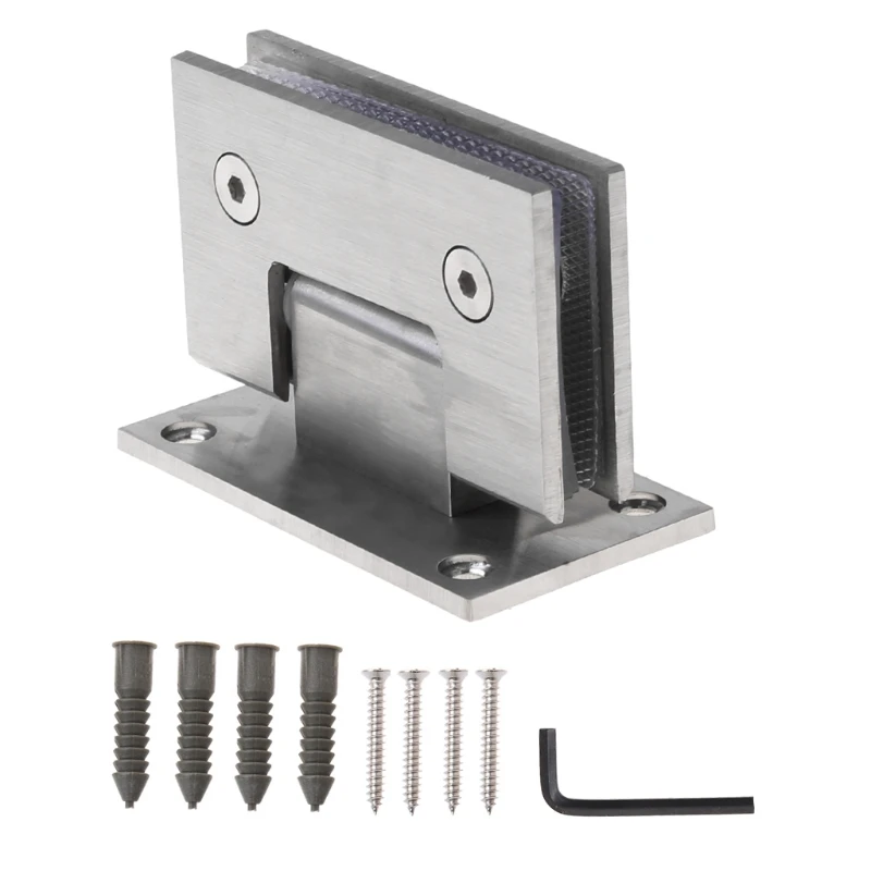

8-12mm Glass Door Hinge Bathroom Shower Door Frameless Bracket Wall Mounted Door DropShipping