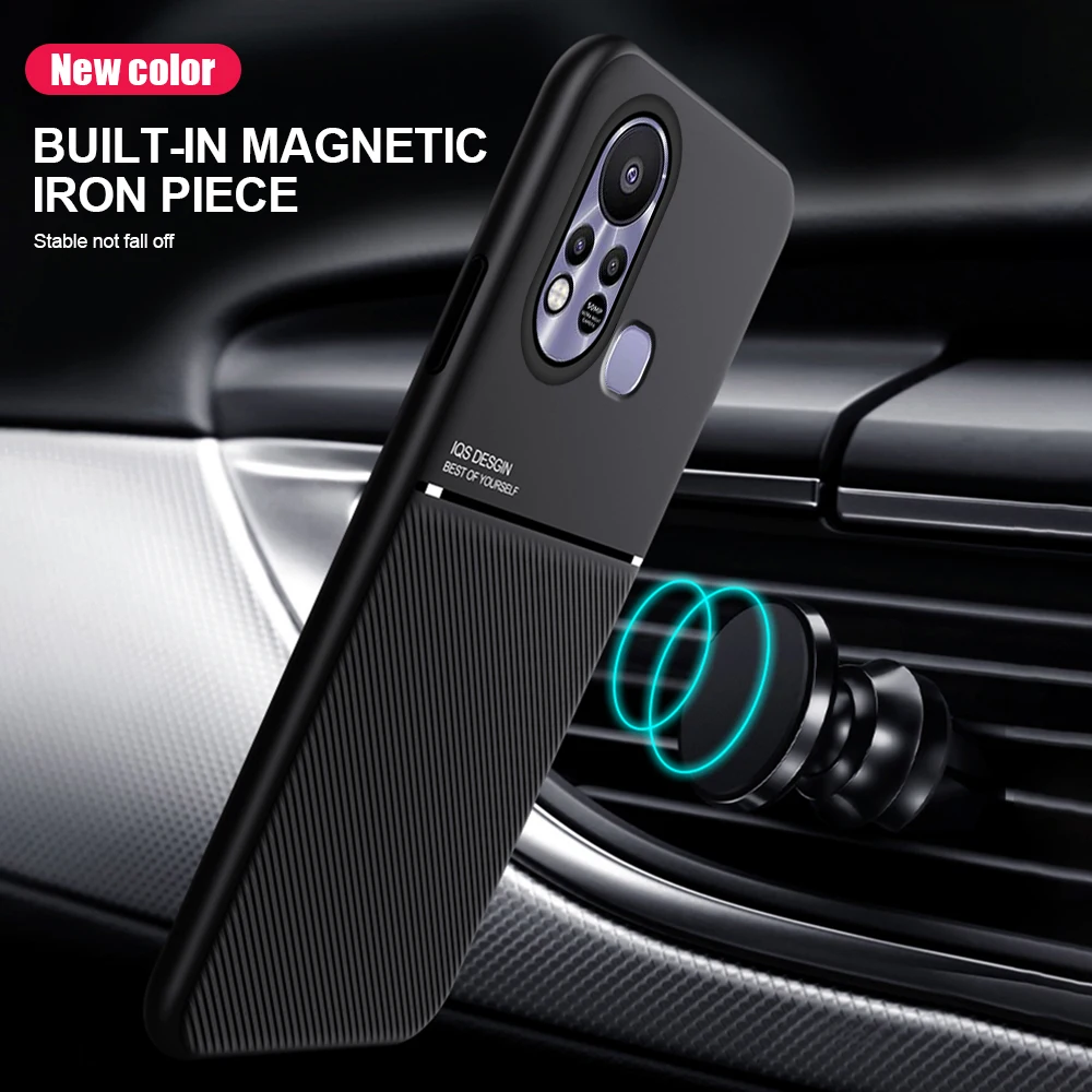 Coque téléphone en cuir mat pour modèles infinix hot_voghion.com