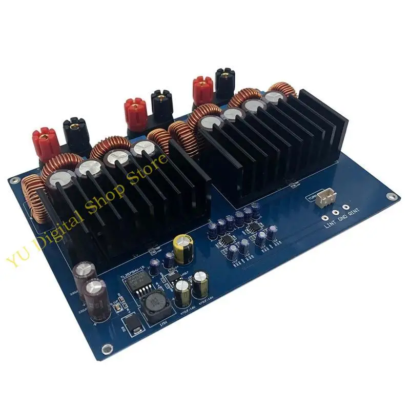 96BA 1200W TAS5630 + OPA1632DR 330UF/100VX4 2.0 Kanal Klasse D Digitalverstärker – Detail 9