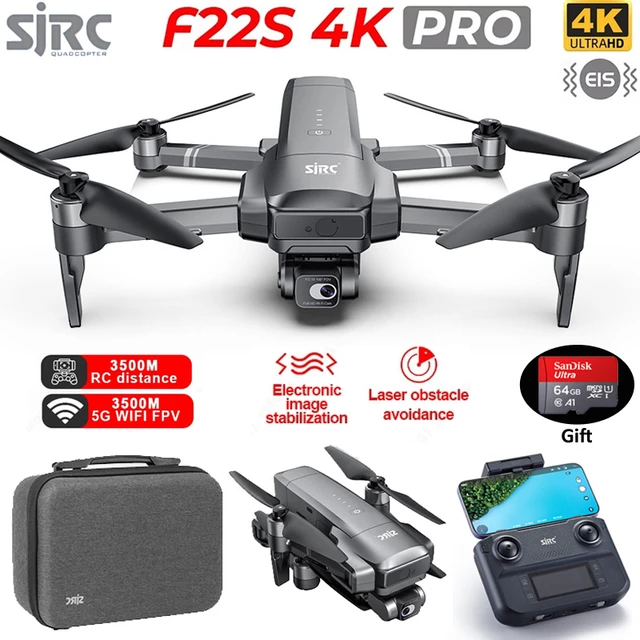 Sjrc F22s 4k Pro Drone 4k Profesional GPS avec caméra HD Évitement