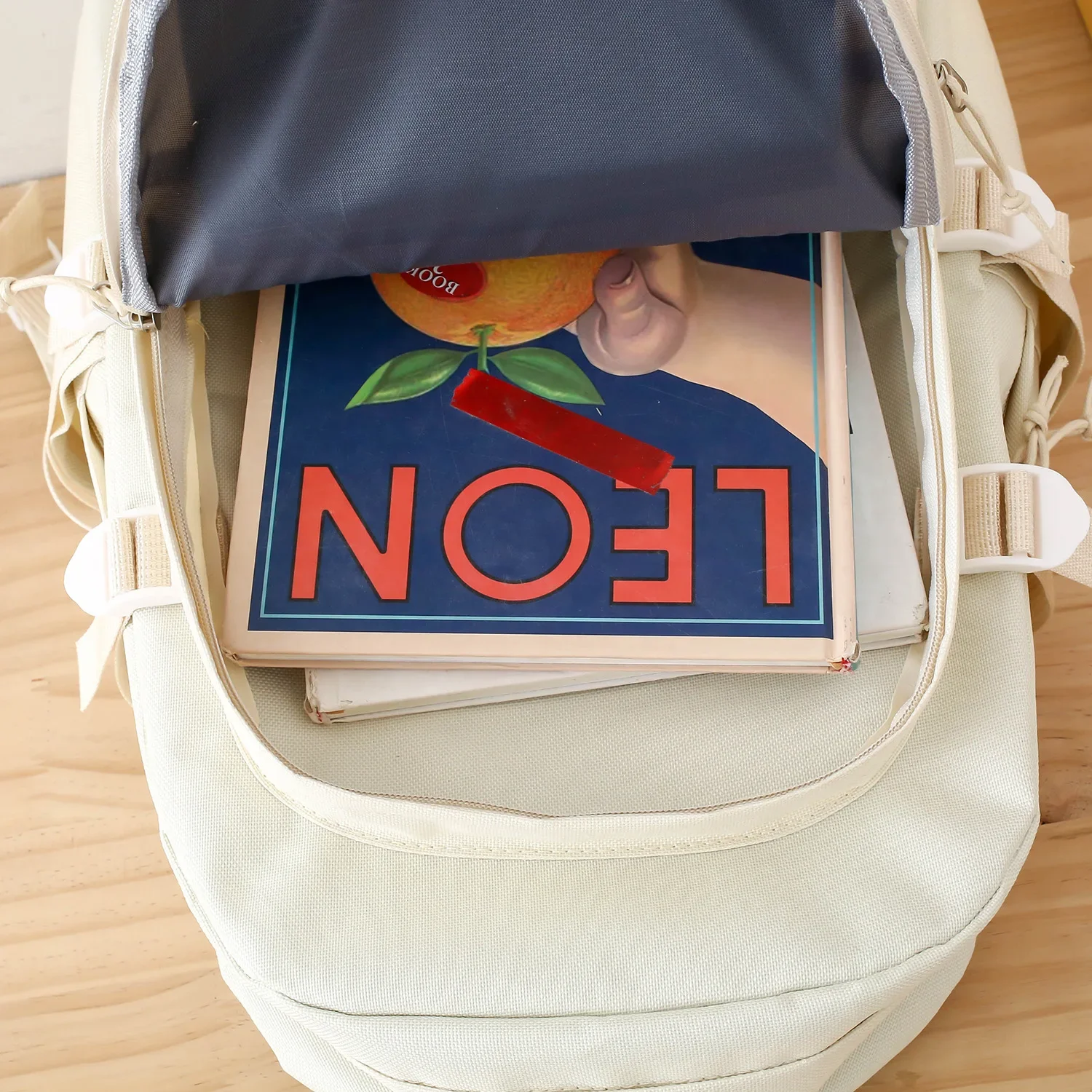 مجموعة حقائب ظهر مدرسية كورية من 4 قطع بتصميم Hara...