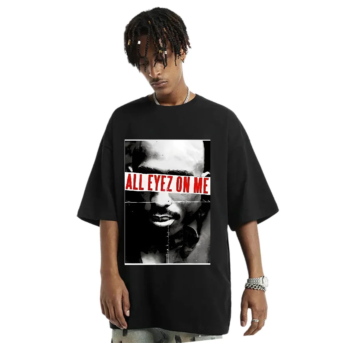 

Rappers printing T Shirt Men's Hip Hop T Shirts Summer Unisex Oversized T-shirt Streetwear Fashion Style Funny Tees Loose Tops