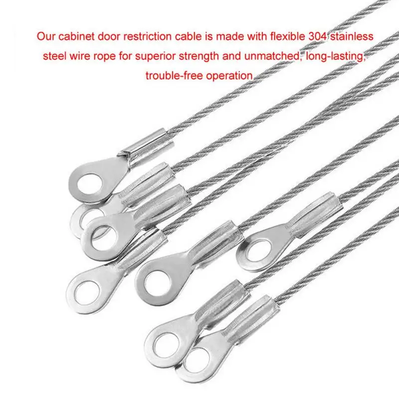 Cabinet Door Limiter Stainless Steel Door Connection Limiter Sturdy Restraint Accessories for Kitchen Wardrobe Bathroom