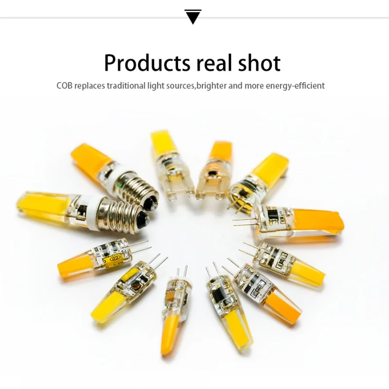 G4 G9 LED COB 램프 3W 6W 전구 E14 AC DC 12V 220V 촛불 조명 차가운/따뜻한 흰색 샹들리에 스포트라이트에 대 한 30W 60W 할로겐 교체