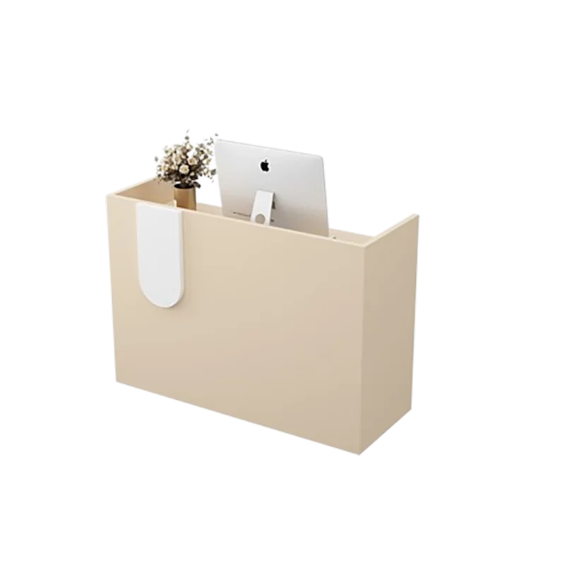White Counter Reception Desks Minimalist Small Bar Design Office Reception Desks Front Modern Mostrador Commercial Furniture