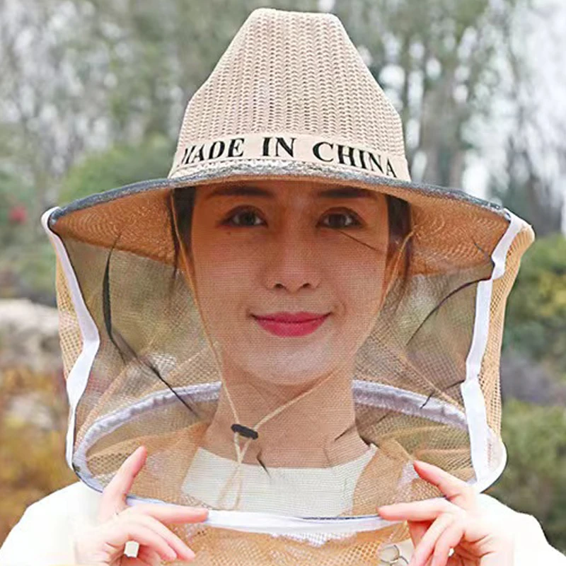 Beekeeping Hat 1set Anti Bee Hat Beehive Cowboy Hat Mosquito Bee Insect Net