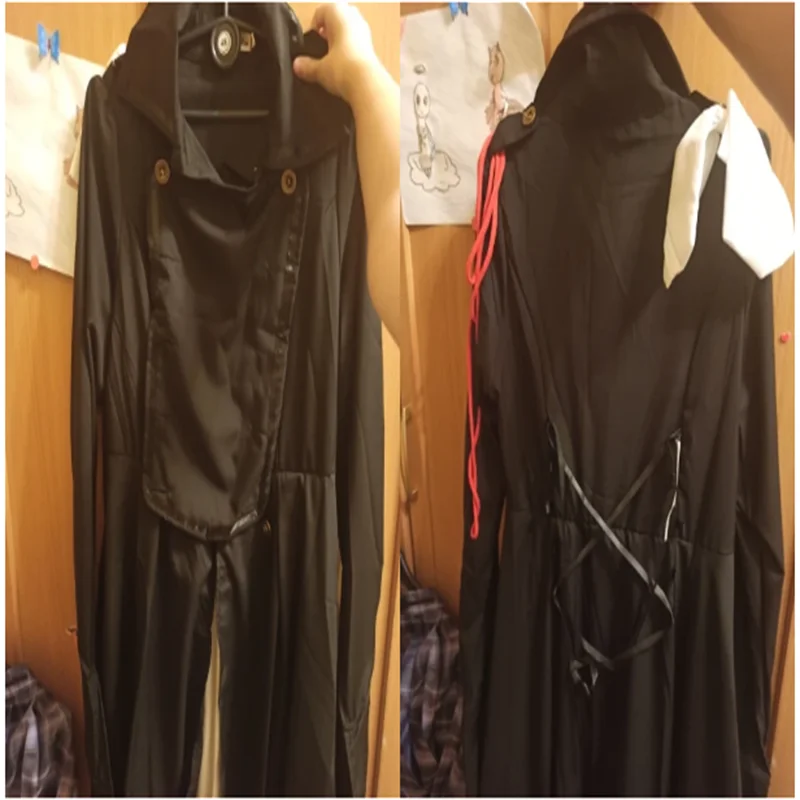 2024 Vintage Gothic Lolita Dress OP Ruffle Bow tie Button Lace Up Knee Length Dress Long Sleeve Sweet Dress 6