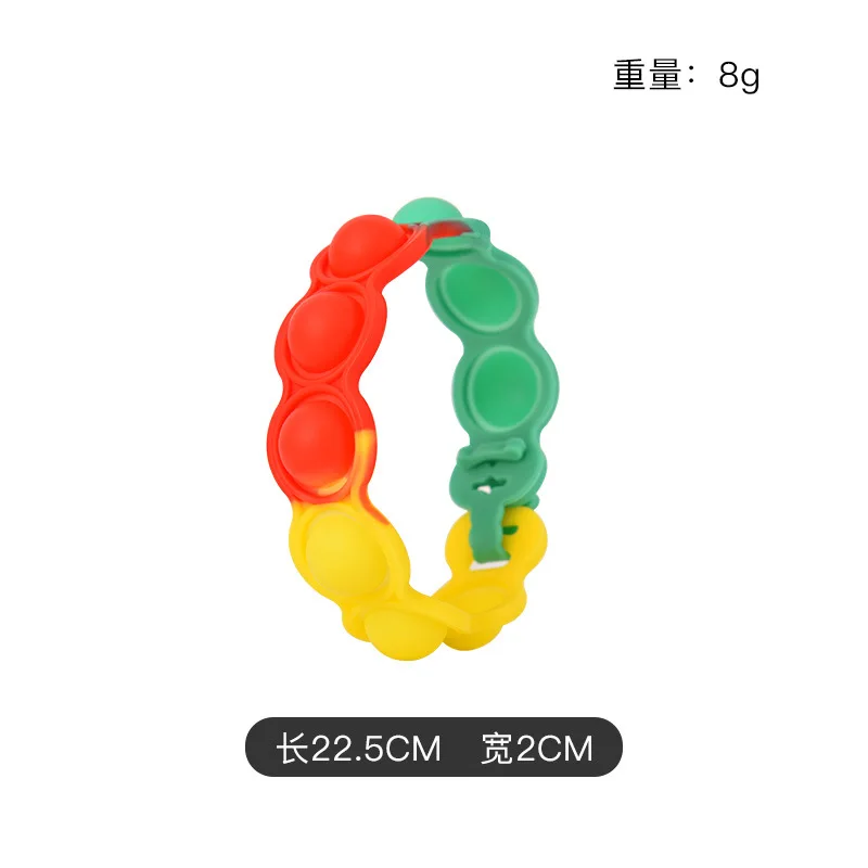 dna ball fidget toy Pops Fidget Toys Bracelet Squishy Simple Dimple Its Anti Stress Relief Colorful Silicone Anxiety Sensory for Autism Children banana fidget toy Squeeze Toys