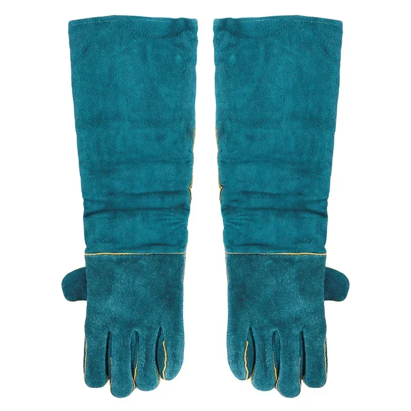 For Safety Pet Leather Animal Anti-bite Feeding Thick Long Biting Glovess Training Glove Gloves Pets Grasping Protective
