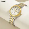 POSHI Luxury Ladies Dress Watch Luminous Waterproof Week Date Woman Wristwatch Stainless Steel Women Quartz Watches Clock Gifts 4