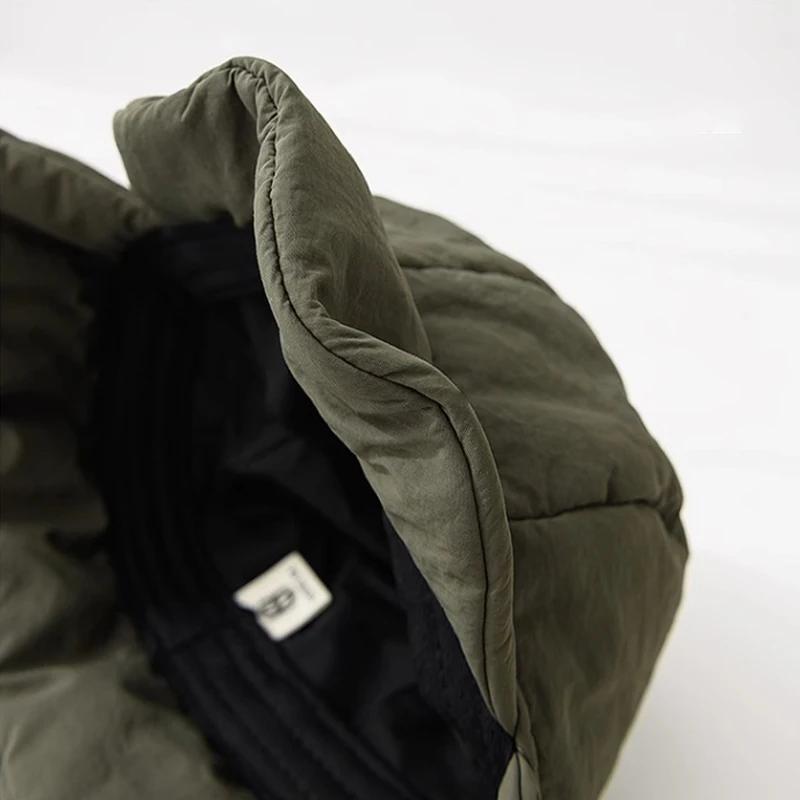 1PC Warme Daunen Baumwolle Hut Erwachsene Winter Im Freien Wolle Lei Feng Hut Damen Plüsch Ski Reiten Bomber Hüte Bekleidung zubehör – Detail 6