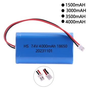 Batteria 7.4V 18650 Batteria 2S Lifepo4 Packs 1500mah 3000mah 3500mah 4000mah Spina batteria ricaricabile