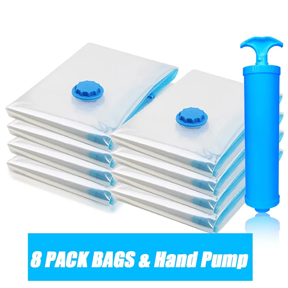 8pcs with hand pump