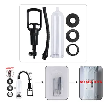 Manual Penis Enlarger Penis Pump Enhancement Extender Sex Toys for Men Male Masturbation Trainer Vacuum Pump Adult Trainer Tool 5