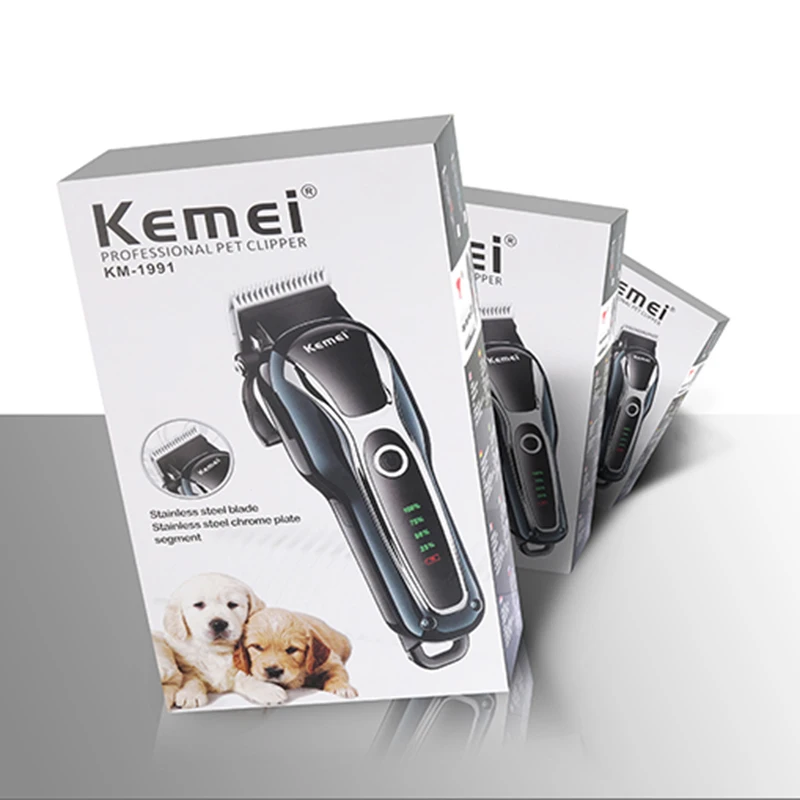 100-240v rechargeable professional dog hair trimmer for cat cutter grooming machine hair remover animal clipper for pet pet grooming clipper