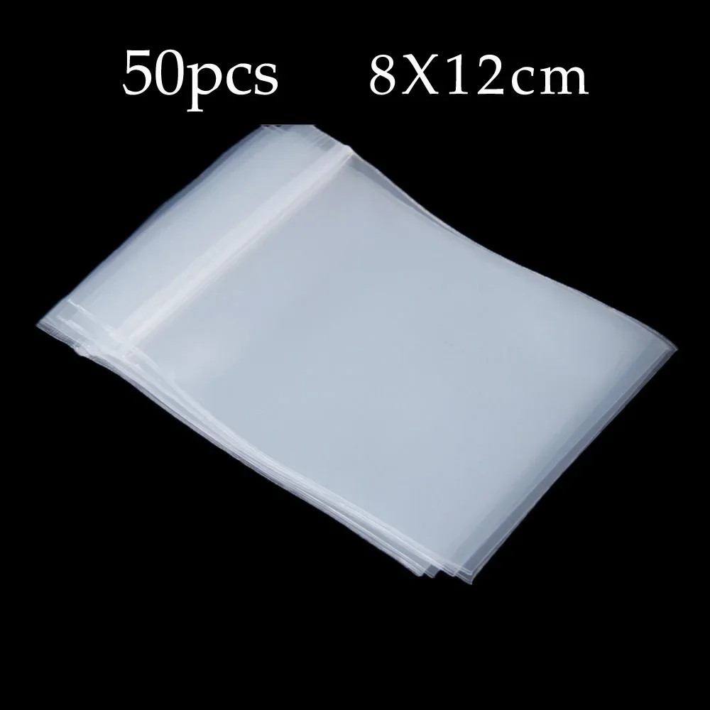 Thick Clear Heavy-Duty Reclosable Storage Bags - Transparent Plastic Jewelry Packaging