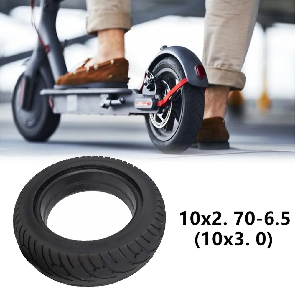 

10 Inch Electric Scooter Tire Thick Solid Tyre Thick Wear-resistant Grip Non-slip Scooter Parts For Electric Scooters Hoverboard