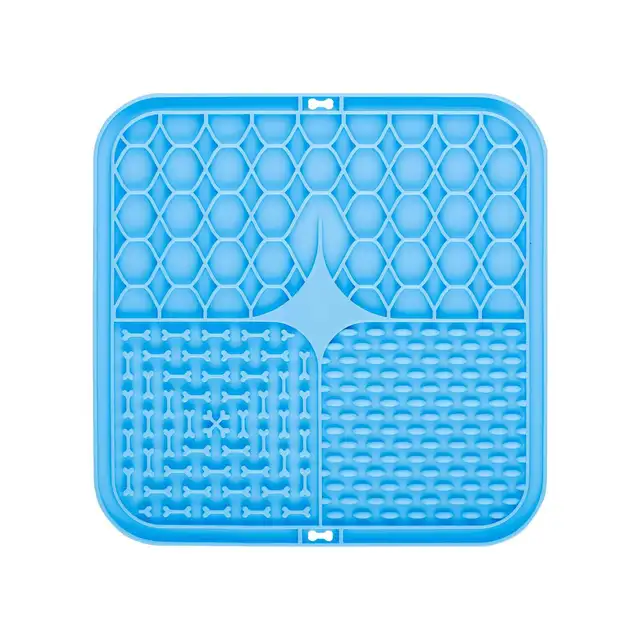 Pet Lick Silicone Mat for Dogs Pet Slow Food Plate Dog Bathing Distraction Silicone Dog Sucker Food Training Dog Feeder Supplies 6