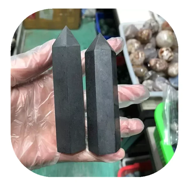 

Кристаллы оптом, серая Элитная Хрустальная башня shungite для рождественского декора