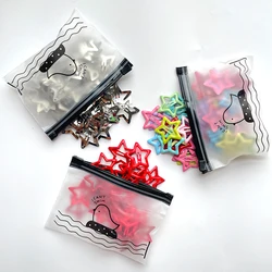 7/47Pcs Silver Star Hair Clips for Girls y2k Star Metal Snap Clip Women Hairpins Barrettes Hair jewelry Kids Hair Accessorie