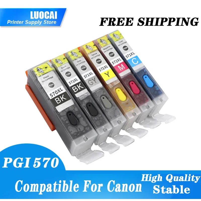 

Новый Запасной картридж для телефона, совместимый с Canon MG5750 6850 7750 MG6852 MG6853 TS5000 TS5050 TS5051