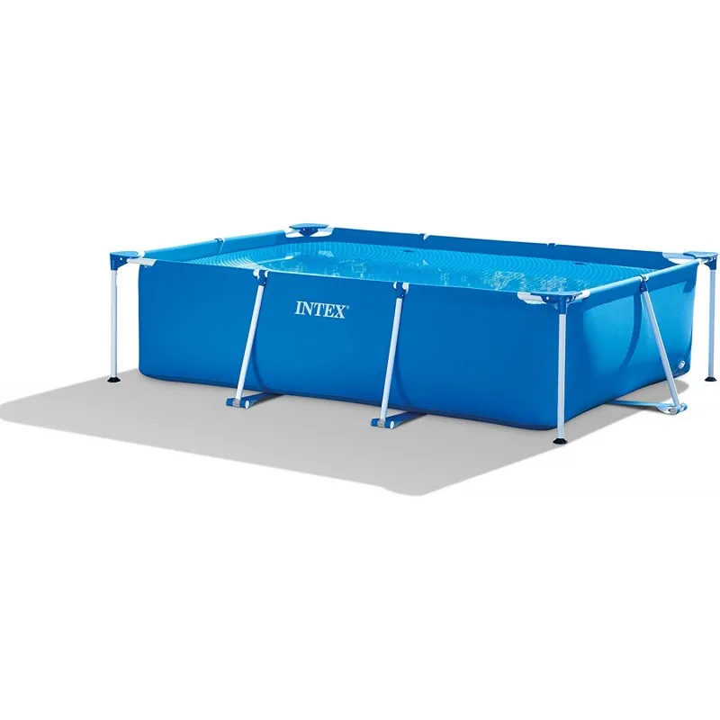 Piscina Rectangular Desmontable Tubular Intex Small Frame Con Estructura Metálica- Varios Tamaños Disponibles -