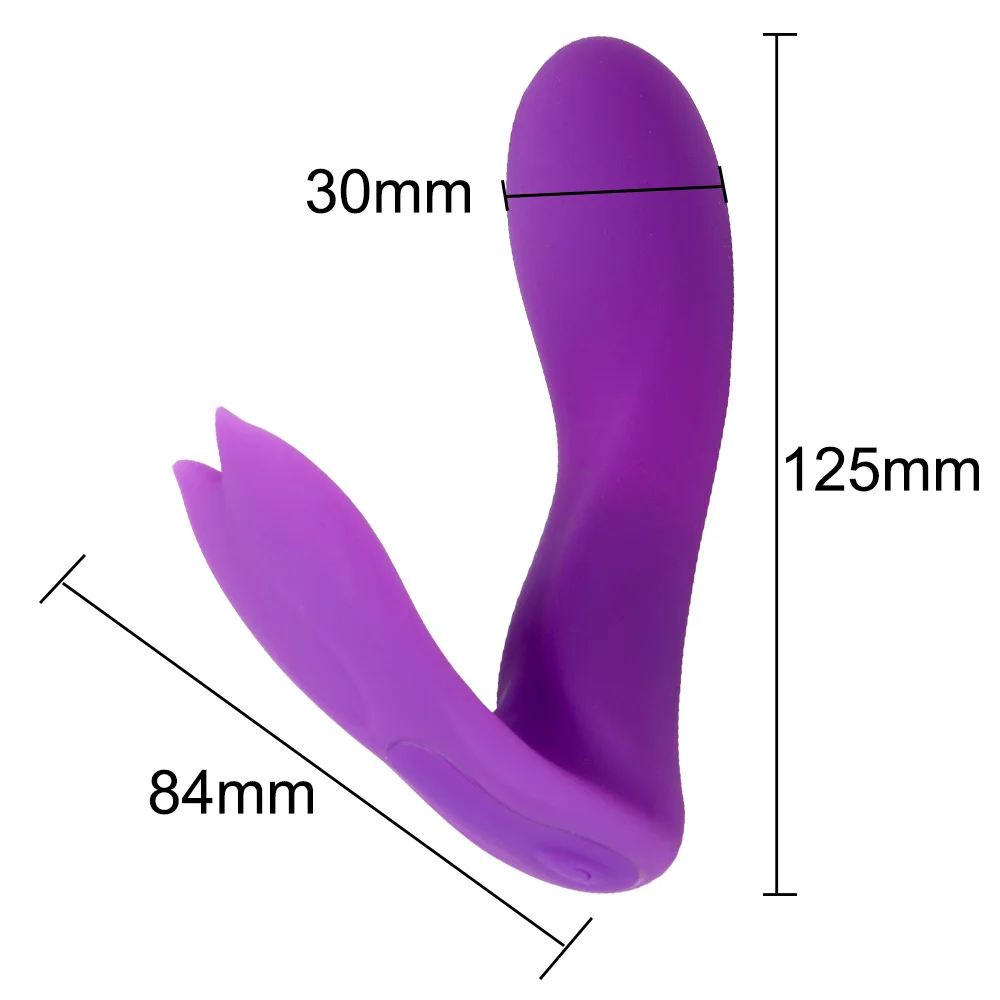 Vibrating Panties Wireless Remote Wearable Dildo G Spot Massager_voghion.com