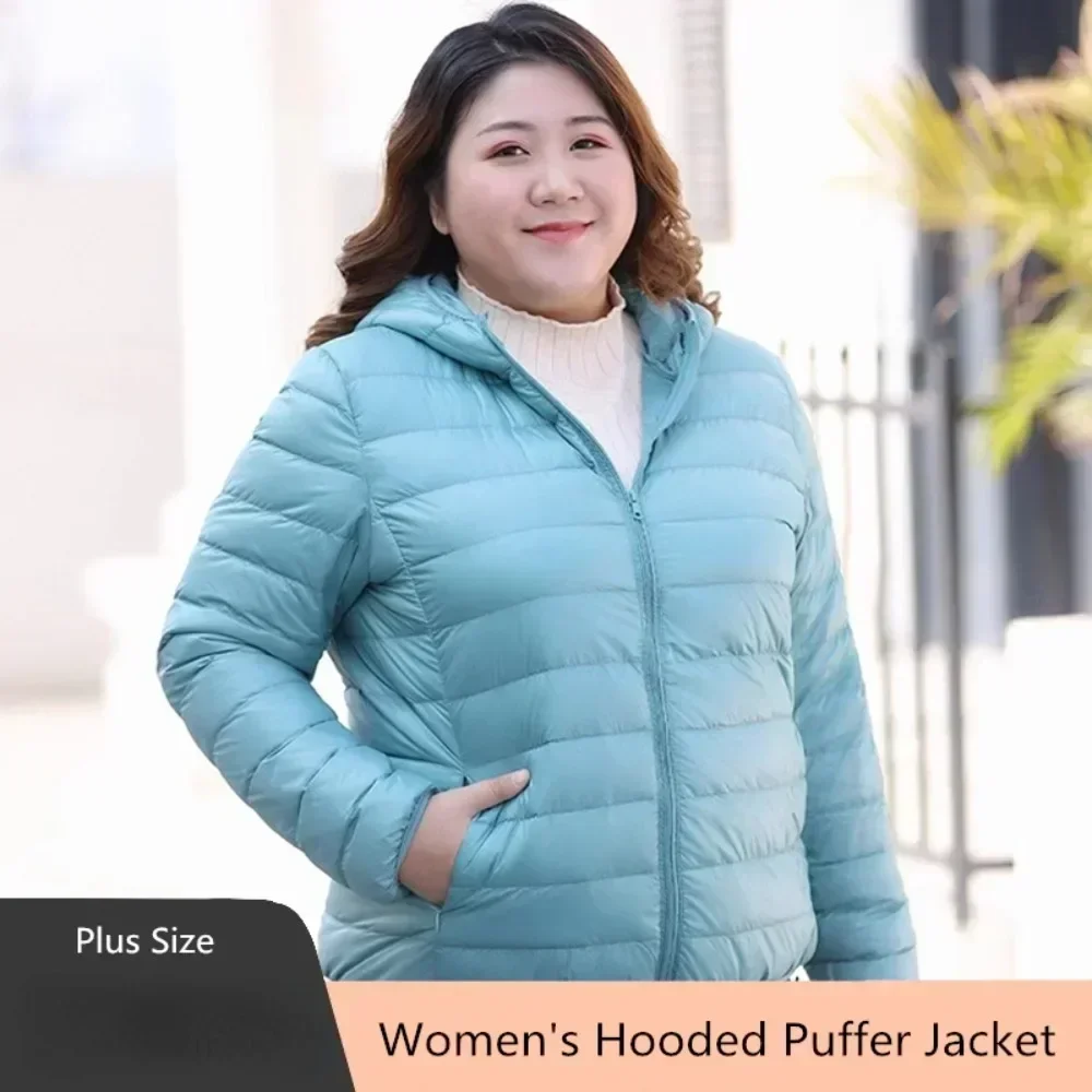2024 Plus Size 7xl 6xl 5xl Fall Women's Lightweight Down Coats