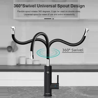 Briwellna chauffe-eau électrique 220V 2 en 1 robinet de cuisine chauffe-eau sans réservoir robinet en acier avec bec universel robinet électrique 2