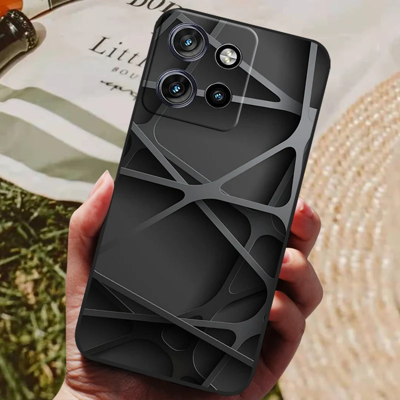 Motorola Edge Neo Shockproof Silicone Case with Camera Protection