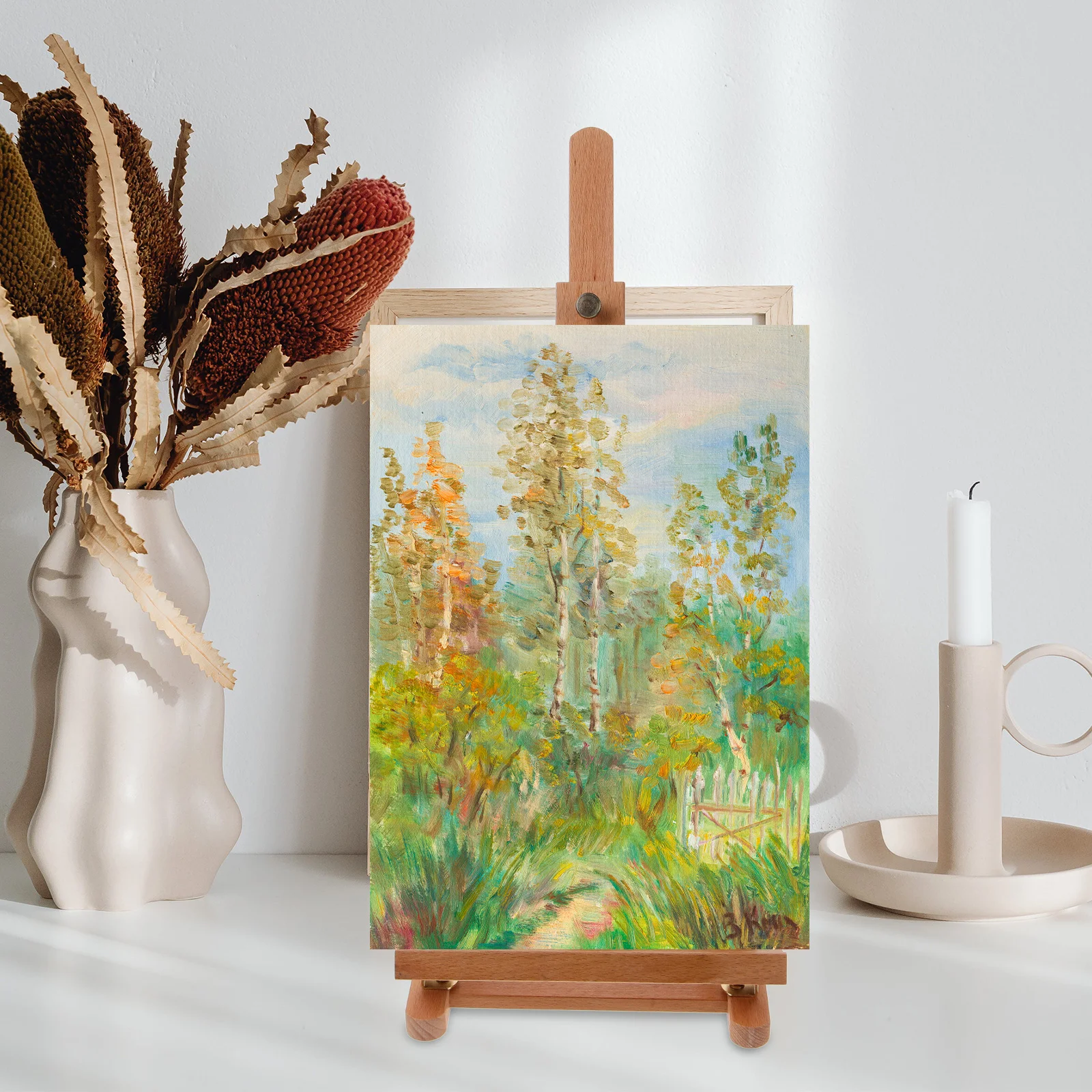 Wooden Easel Stand For Drawing Display Rack Lightweight Portable Table Top Easel Perfect For Adult Training Children