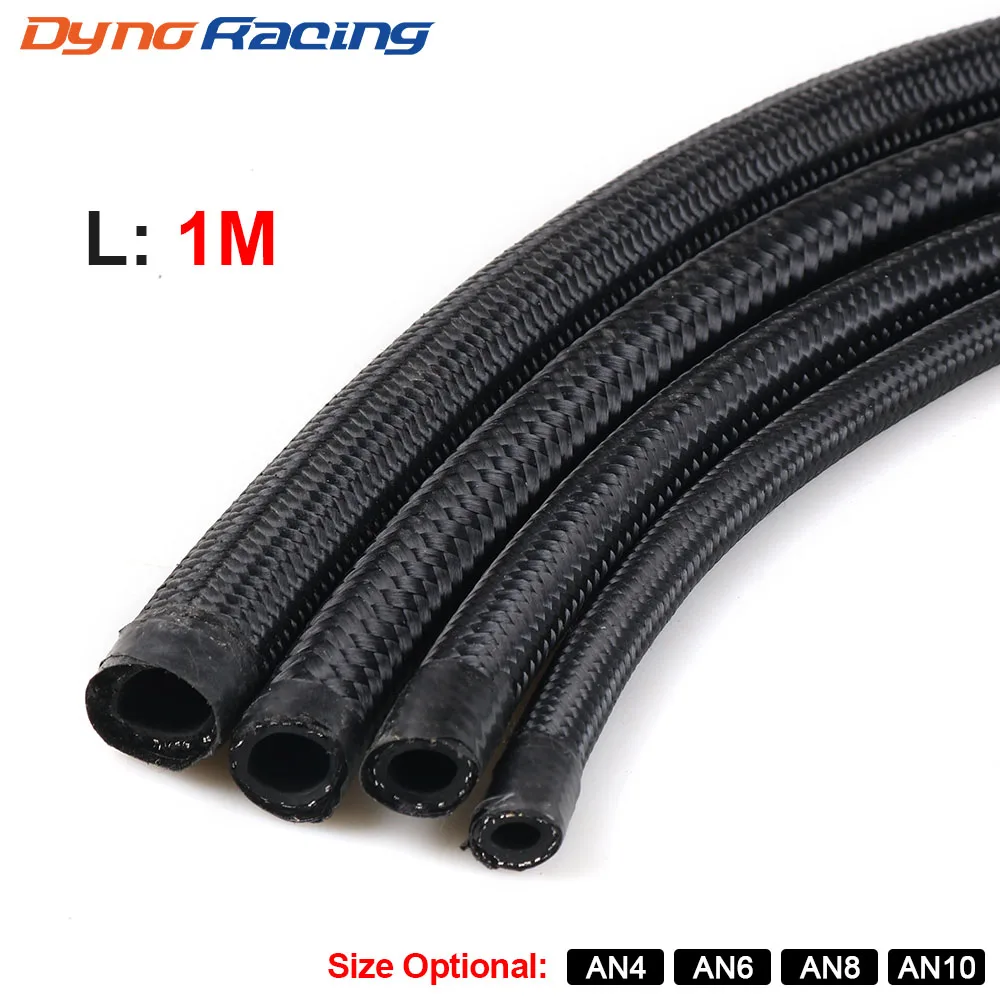 Nylon Braided Hose An10 Fuel Line Oil Line Hose Engine Parts