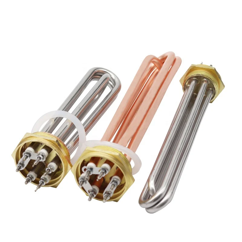 

Water tank boiler heating rod High-power anti-riot hexagonal flange electric heating pipe Stainless steelDN40Electric heating tu