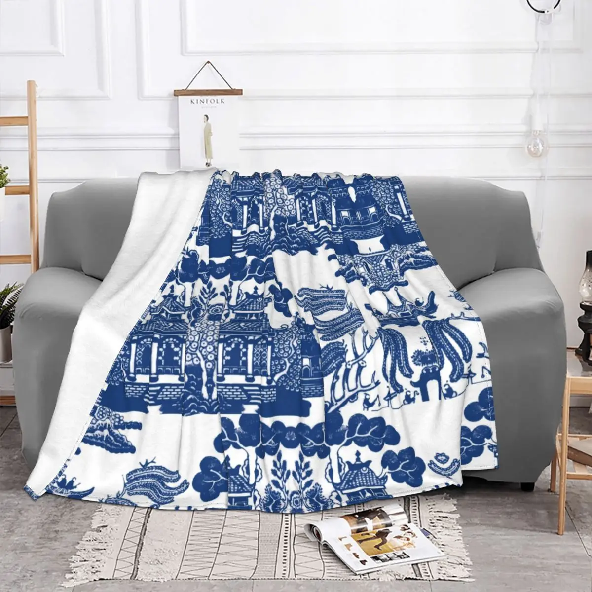 ���� ���� ���� Chinoiserie �Ķ����� ��� ���ڱ� ���� ��� �ε巯�� �ö��� ���� ��� ���� ħ�� ħ�뺸