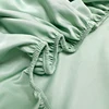 1 Piece Satin Fitted Sheet , Only Classic Luxury Silky Soft Bed Sheets  ,Solid Color , Summer Bed Sheet , Cool 6