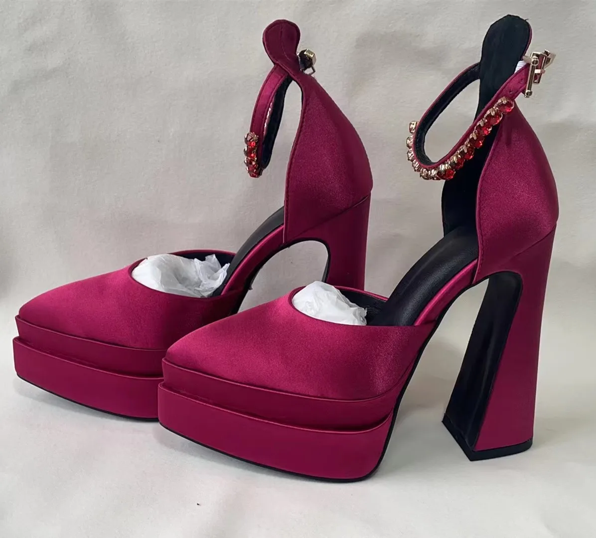 2022 Brand Women Sandals High Quality Sexy Thick High Heels Platform Dress Party Wedding Ladies Shoes fashion shoes 